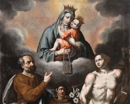 Madonna, Bambino e Santi