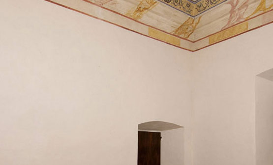 Palazzo della Corgna - Sala del Ratto di Proserpina - intonaci