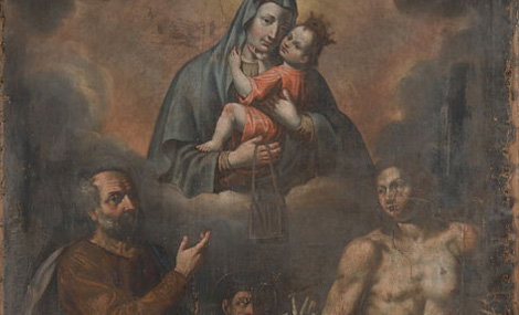 Madonna col Bambino e Santi - Prima