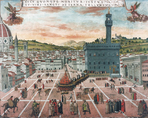 Supplizio di Savonarola - Anonimo - Fine Sec. XV